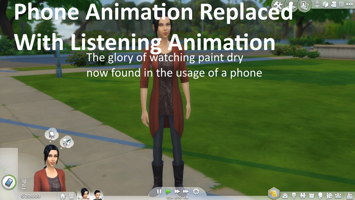 Phone Listen Animation